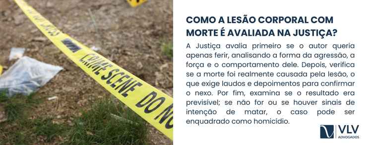 Diferença entre homicídio e lesão corporal com morte 2 imagem de como a çesao corporal com morte é avaliada