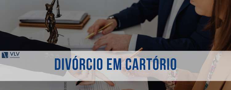 Imagem representando divórcio em cartório.