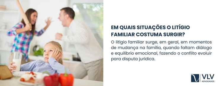 O que é o litígio familiar e como surge? 2 O litígio familiar costuma surgir em momentos de mudança ou ruptura na dinâmica da família.