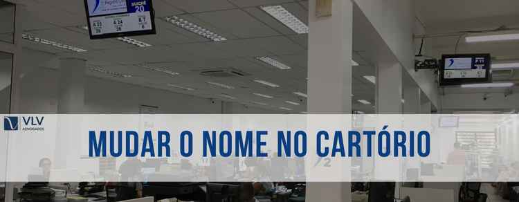 Imagem representando mudar seu nome no cartório.