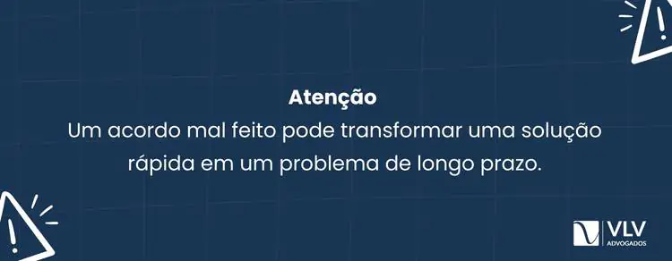 Acordo no divórcio: o que deve conter e como formalizar? Guia 2026! 2 infografico explicando as desvantagens de aceitar um divorcio mal feito