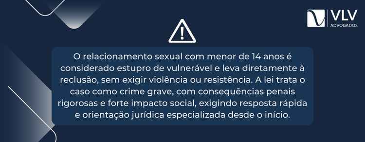 imagem representando penas por se relacionar com menor de 14 anos