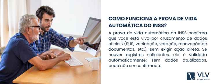Prova de vida do INSS: evite bloqueio do benefício 2 A prova de vida automática do INSS funciona pelo cruzamento de dados entre sistemas governamentais.