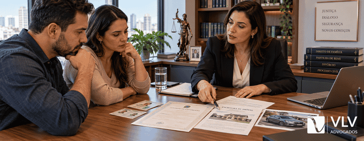 Posso vender bens antes do divórcio? Cuidado! 2 Advogada tirando dúvidas sobre vender bens antes do divórcio