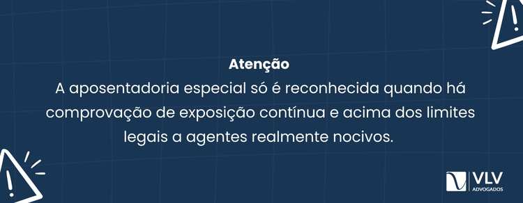 Como saber se tenho direito à aposentadoria especial? 2 imagem explicando sobre risco no trabalho e aposentadoria especial