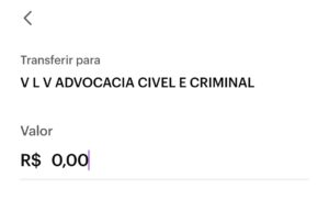 Aviso urgente: não caia em golpe do advogado falso! 2 imagem mostrando pessoa jurídica no pagamento de advogado