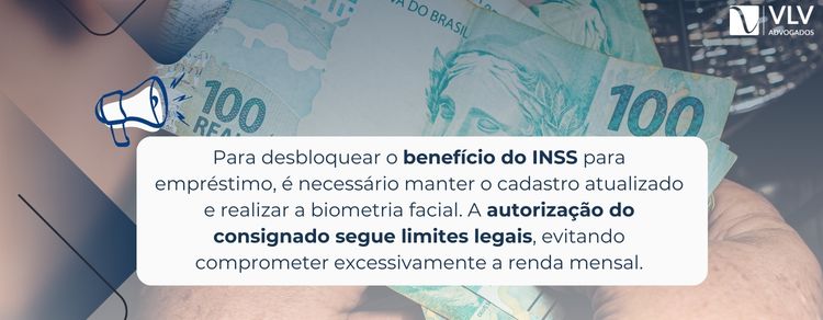 Desbloqueio do benefício INSS para empréstimo: como funciona 2 Cadastro desatualizado ou falta de biometria facial bloqueiam o uso.