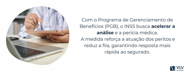 Perícia médica do INSS, mudanças e como isso pode agilizar a análise de benefícios 2 Sim. O PGB reduz filas e acelera a análise dos benefícios.