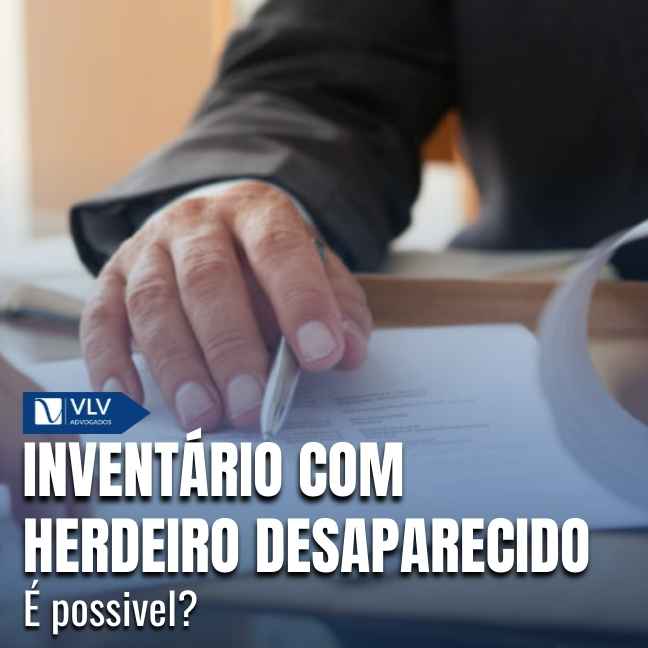 Sim, pode. A presença de um herdeiro desaparecido não impede a abertura do inventário e não obriga a família a esperar indefinidamente.