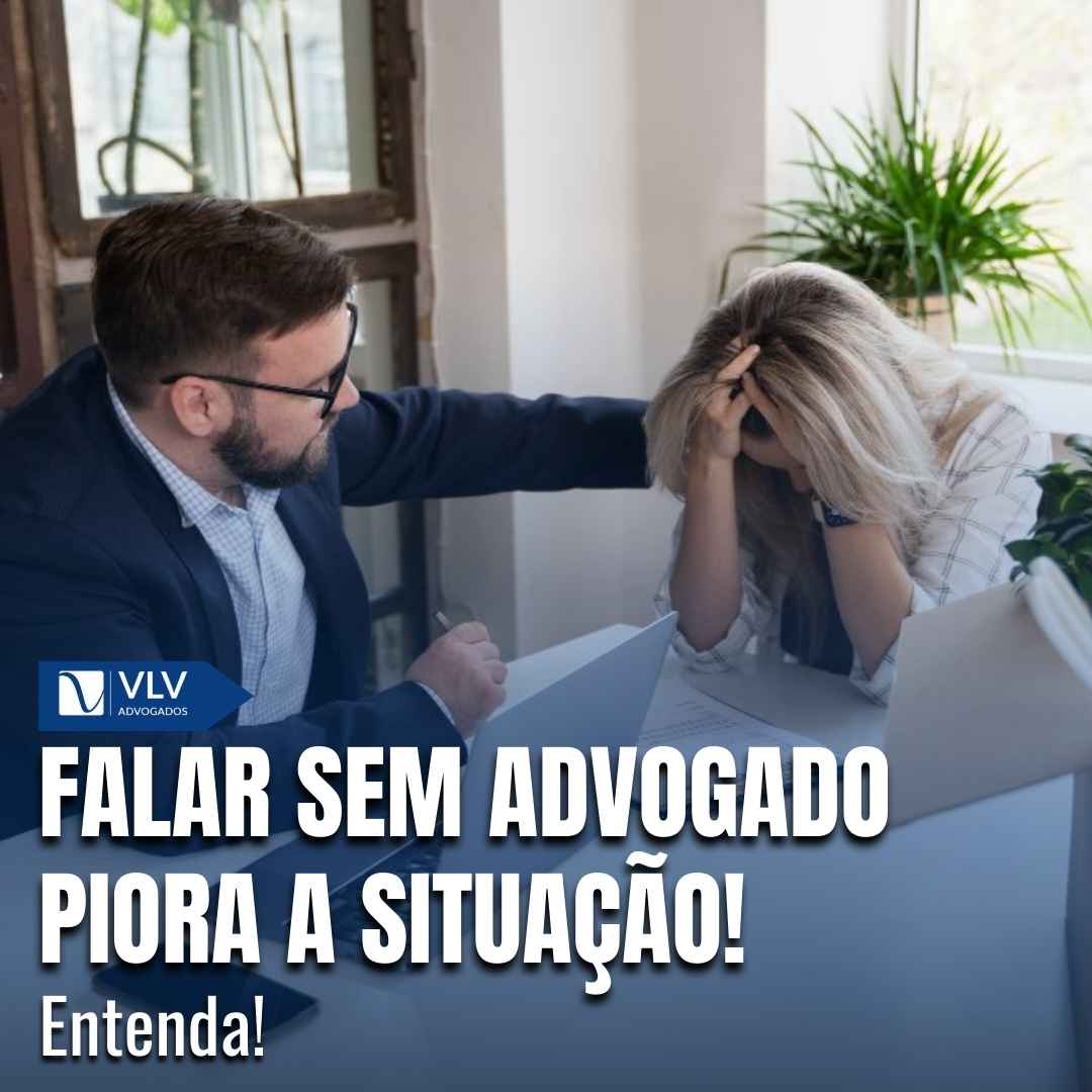 Não, nem sempre falar sem advogado piora a situação. Existem casos simples, sem investigação e sem registro formal, em que nada acontece. 