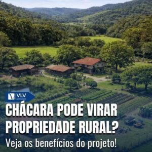 chácaras como propriedade rural