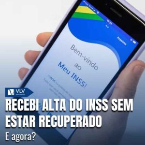 Sim. O INSS pode dar alta mesmo sem recuperação total, com base apenas na perícia.