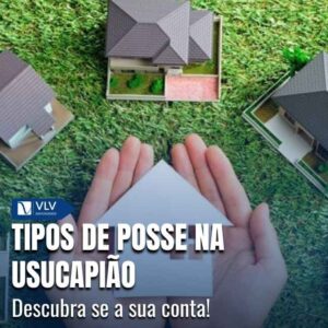 Para a usucapião, posse é o exercício de fato sobre o imóvel, com comportamento compatível com o de um proprietário, ainda que não exista escritura registrada. 