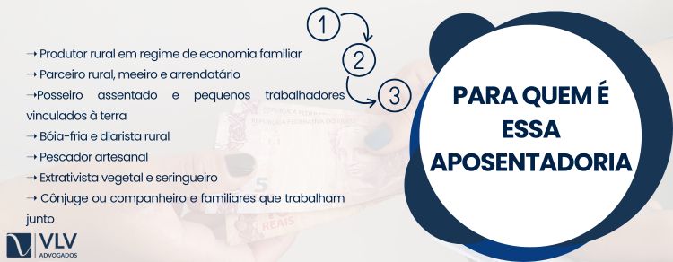 Aposentadoria por idade rural: como conseguir? 2 imagem explicando para quem a aposentadoria rural é destinada