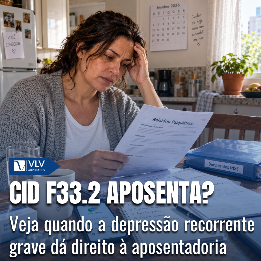 CID F33.2 aposenta?