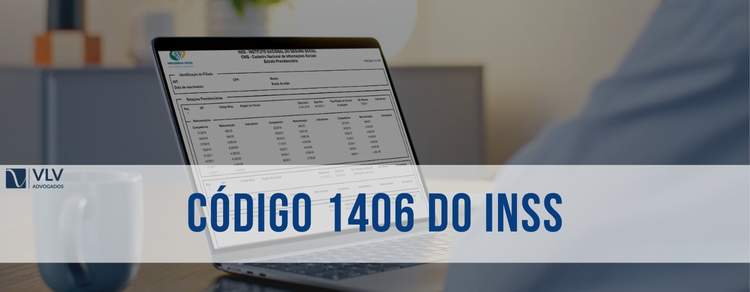 Imagem representando código 1406 do INSS.