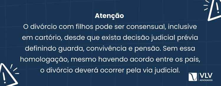 Como se divorciar de forma consensual? 2 Sim, o divórcio com filhos pode ser consensual.