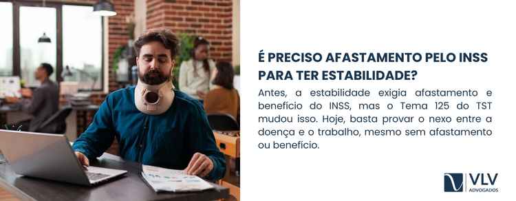Doença ocupacional dá direito à estabilidade? 2 imagem explicando sobre afastamento pelo inss na doença ocupacional