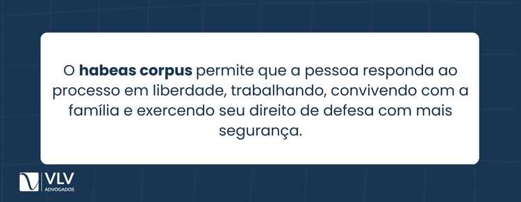 O uso do habeas corpus na liberdade de Pedro 2 Sim, permite que a pessoa responda o processo em liberdade.