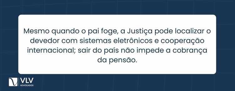 Em muitos casos, sim. A Justiça dispõe hoje de ferramentas eletrônicas e cooperação entre órgãos que ampliam significativamente as chances de localização. 