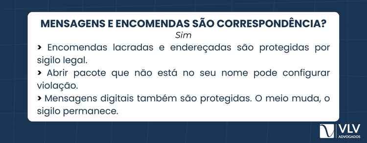 Violação de correspondência é crime? Entenda quando ocorre 2 Sim, encomendas físicas fechadas entram no conceito de correspondência para fins legais.