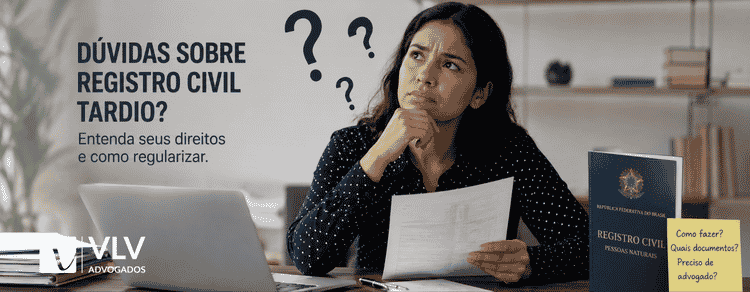 10 dúvidas comuns sobre registro tardio! 1 mulher com duvidas sobre o registro civil tardio