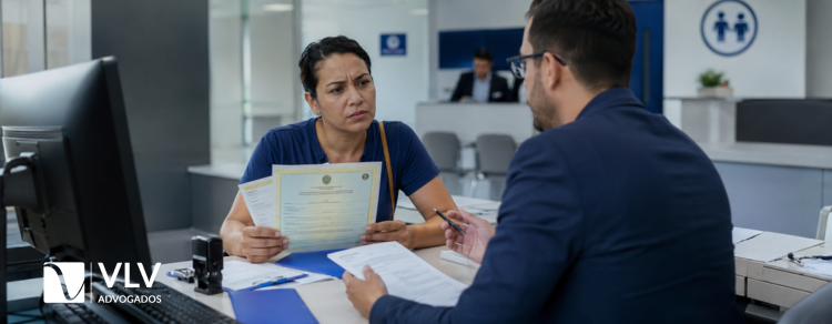10 dúvidas comuns sobre registro tardio! 4 imagem representando mulher com problemas com o registro tardio