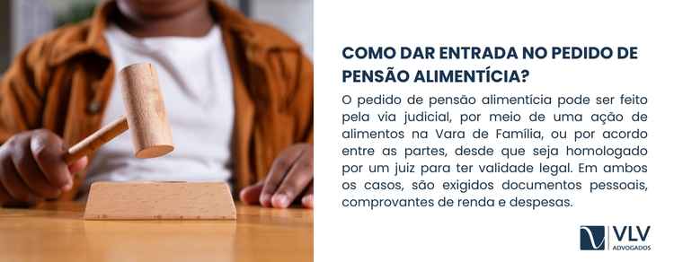 Tem dúvidas sobre pensão alimentícia? Tire aqui! 2 imagem informativa sobre como dar entrada no pedido de pensão alimentícia