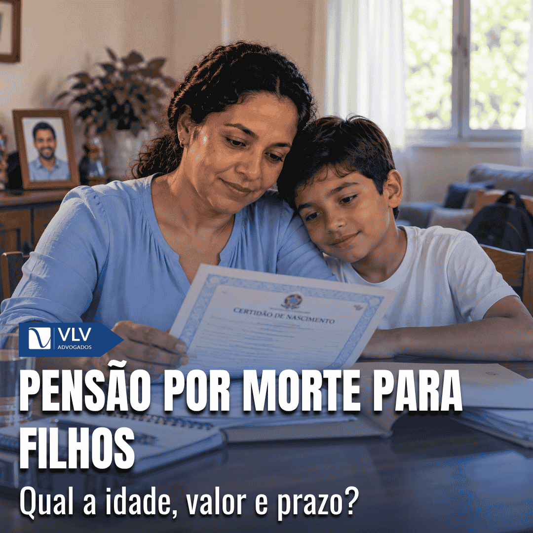 Blog Previdenciário 16 Imagem representando pensão por morte para filhos