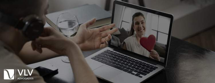 Posso reconhecer uma união estável online? 1 Imagem representando união estável online