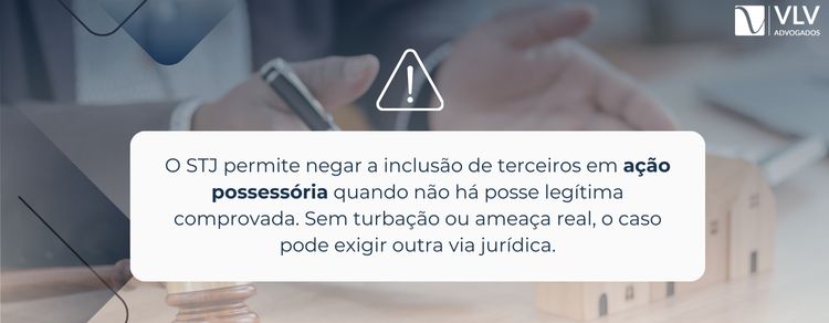 Entenda como funciona a ação possessória e seus limites no Judiciário 2 A ação possessória cabe quando há turbação, esbulho ou ameaça à posse legítima.