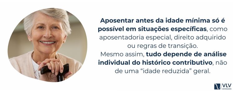 Aposentadoria aos 56 anos? Entenda por que isso não vale no Brasil 2 imagem explicando se é possível se aposentar antes da idade mínima