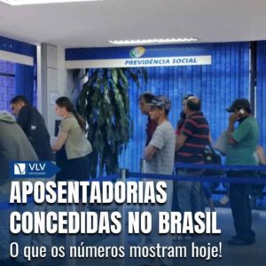 Atualmente, o Brasil ultrapassou a marca de 25 milhões de aposentadorias ativas concedidas pelo Instituto Nacional do Seguro Social (INSS).