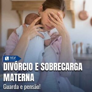 A sobrecarga materna após o divórcio ocorre quando a mãe passa a concentrar, de forma desproporcional, as responsabilidades relacionadas aos filhos. 