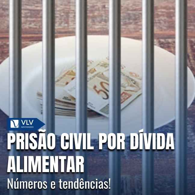 Números da prisão por dívida alimentar