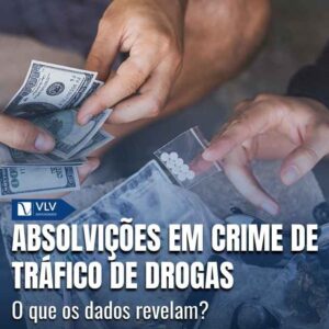 O crime de tráfico de drogas está previsto no art. 33 da Lei de Drogas.
