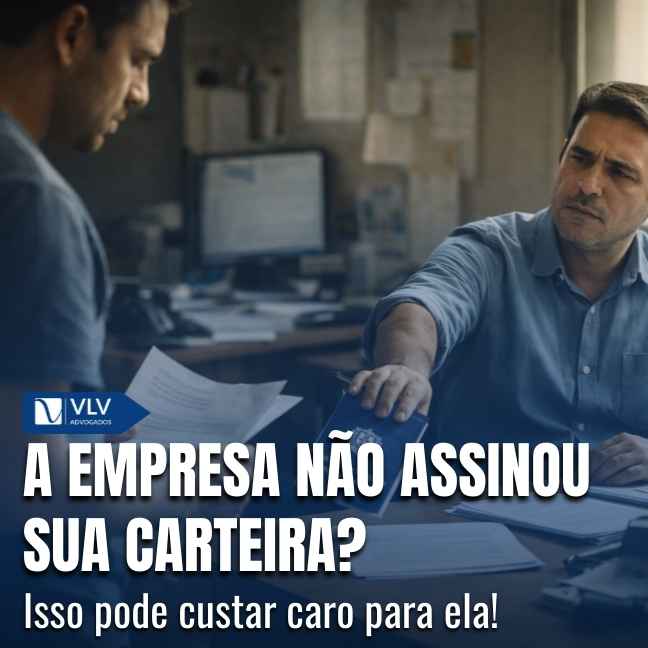 Blog 16 Trabalho sem carteira assinada é aquele em que existe relação de emprego, mas o empregador não registra o contrato na CTPS.