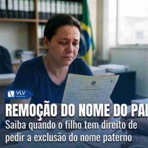 E POSSIVEL REMOCAO DO NOME DO PAI
