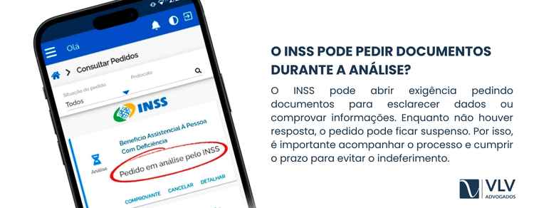Benefício do INSS em análise: o que significa e quanto tempo pode demorar? 2 Sim, e isso é comum. Durante a análise, o INSS pode abrir uma exigência, solicitando documentos complementares.