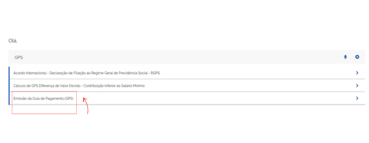 Meu INSS: como acessar, consultar e solicitar benefícios! 8 imagem da gps no Meu INSS