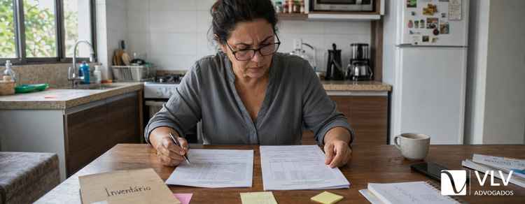 Inventário judicial e extrajudicial: diferenças, custos e quando cada um se aplica ao seu caso 1 imagem representando pessoa resolvendo inventário judicial ou extrajudicial