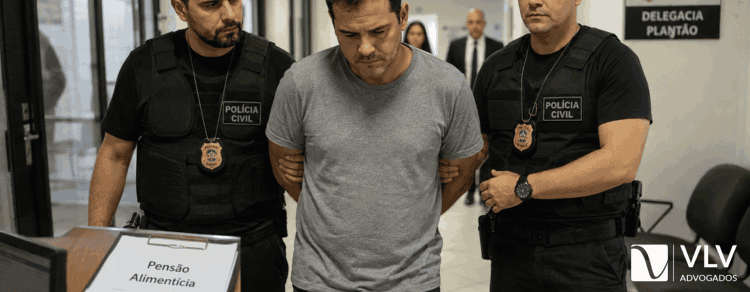 Prisão civil por dívida alimentar no Brasil: dados do BNMP em 2026 1 homem sofrendo prisão civil por prisão alimentícia