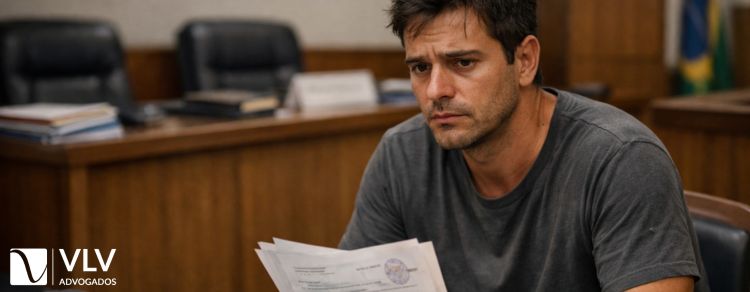 Quanto tempo dura um processo por homicÃdio? 1 homem em uma corte representando tempo do processo por homicÃdio