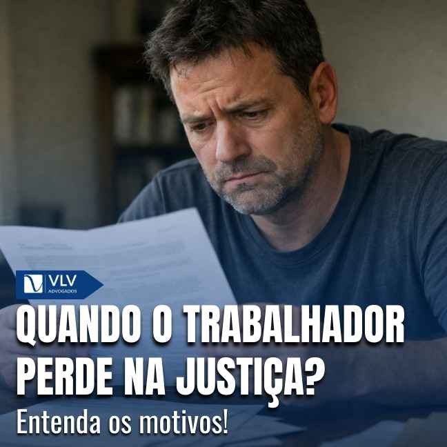 O trabalhador pode perder uma ação principalmente por falta de provas, problemas processuais ou perda de prazo.