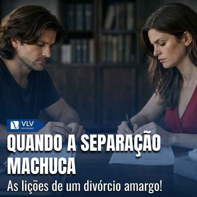 O início do divórcio foi permeado por mágoas acumuladas e pela dificuldade de aceitar que o relacionamento havia chegado ao fim. 