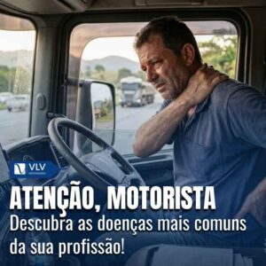 As doenças ocupacionais mais comuns em motoristas estão diretamente ligadas às condições em que a atividade é exercida.