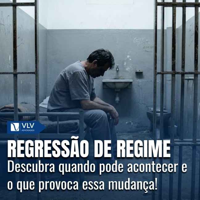 A regressão de regime ocorre quando o condenado passa a cumprir a pena em um regime mais rigoroso durante a execução penal.