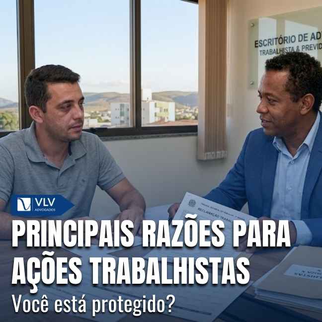 Os principais motivos de ações trabalhistas estão ligados ao descumprimento de direitos básicos da relação de trabalho.