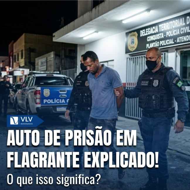 O auto de prisão em flagrante é o documento oficial elaborado pela autoridade policial para registrar e formalizar a prisão de alguém