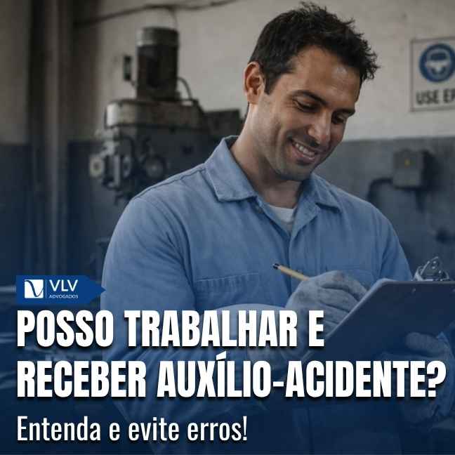 Sim, você pode trabalhar e receber auxílio-acidente ao mesmo tempo. Isso ocorre porque esse benefício possui natureza indenizatória.